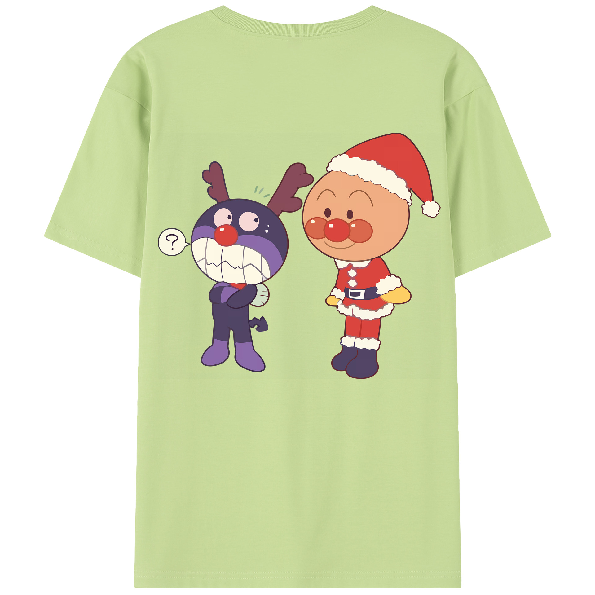 （画像用） アンパンマン Anpanman 綿100％半袖Tシャツ（背面プリント）